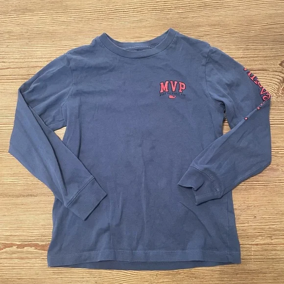 Vineyard Vines Football Dog Long Sleeve Tee - Picture 2 of 4